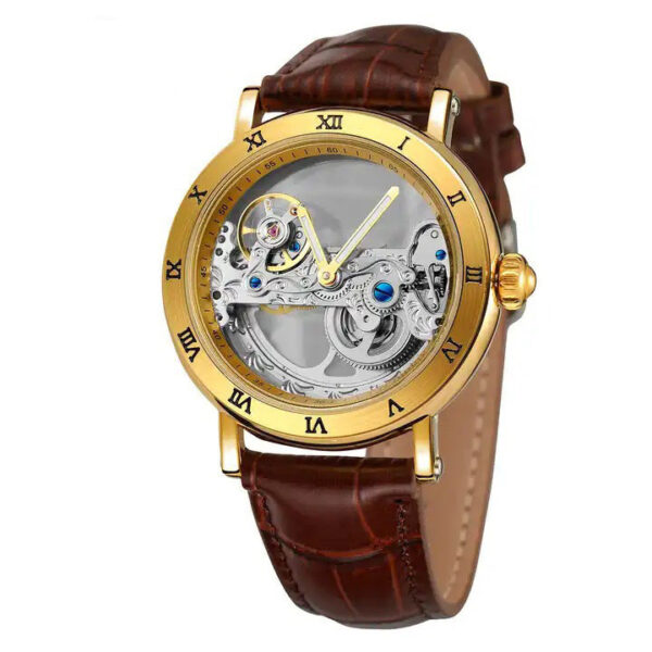 Fashion Double-sided Hollow Movement Automatic Mechanical Watch - Image 10