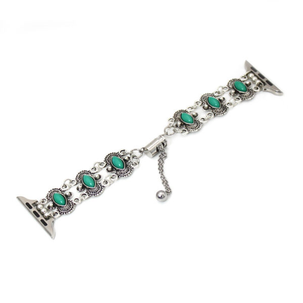 Watch Metal Turquoise Watch Bracelet - Image 6