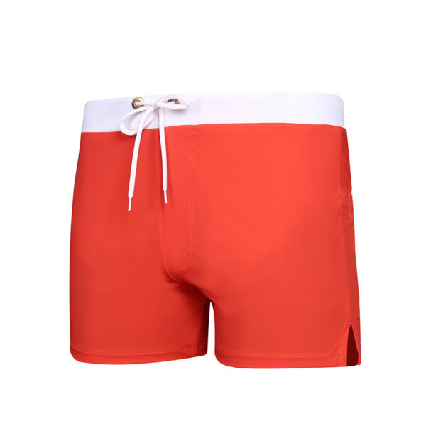 Men's Color Matching Beach Swim Trunks - Image 5