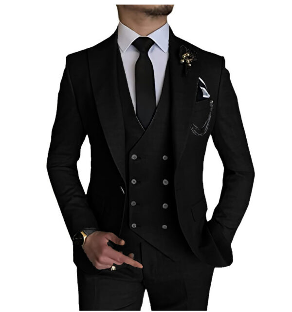 Business Casual Men's Three-piece Suit - Image 8