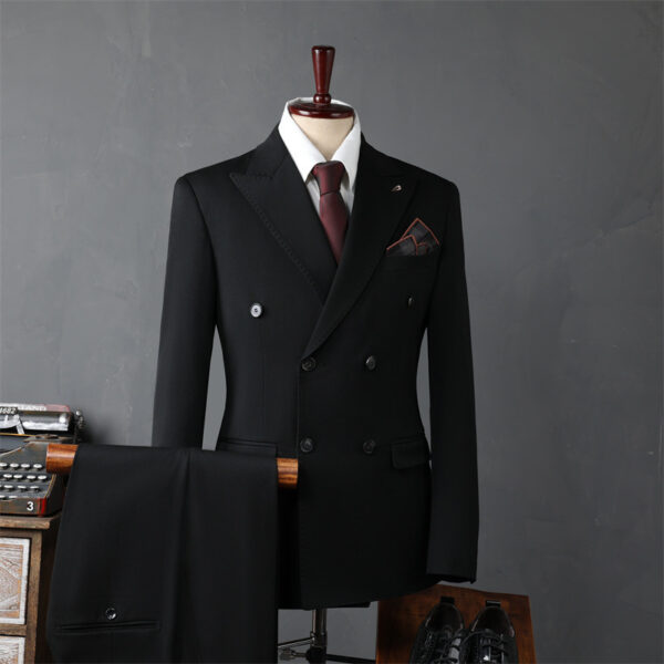 Men's Double Breasted Suit Business - Image 8