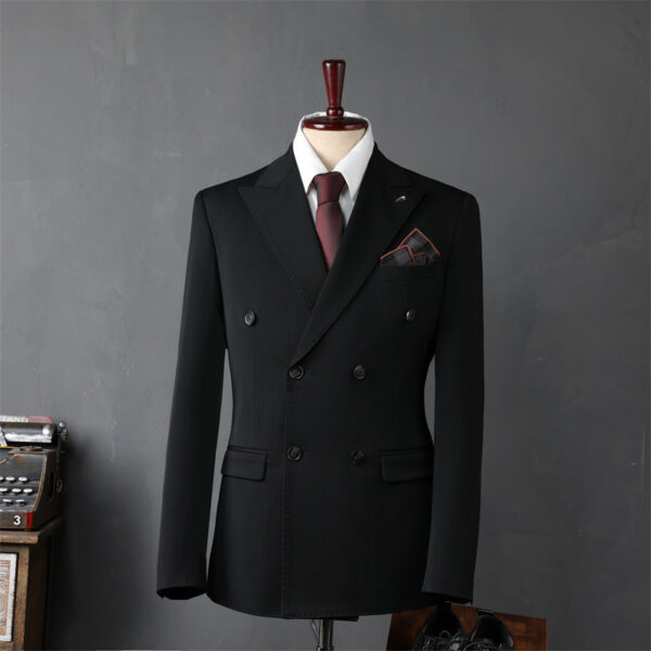 Men's Double Breasted Suit Business - Image 4