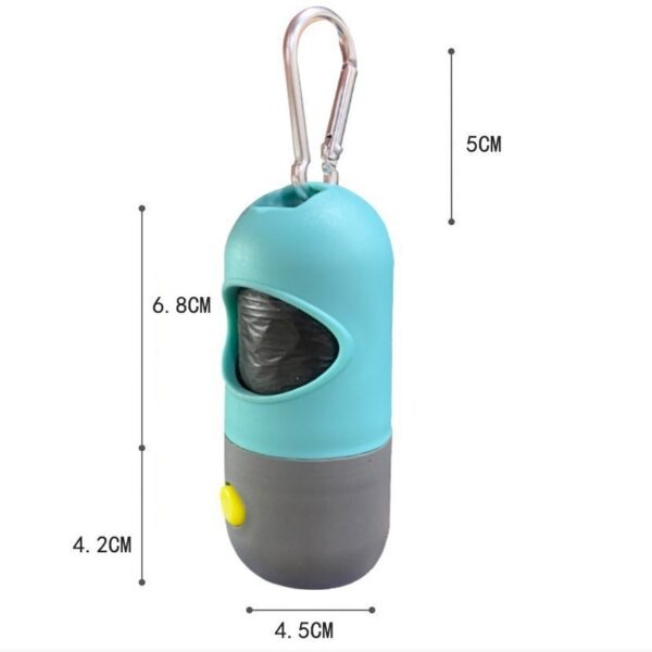 Led Light Pet Waste Bag Dispenser For Dogs Cats Dog Poop Scooper Bags Waste Bags Holder Dispensers Pet Clean Accessories - Image 5