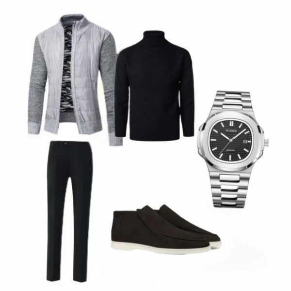 Autumn And Winter European And American Men's Fashion Suit - Image 4