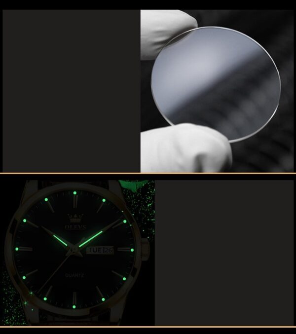 Calendar Waterproof Quartz Watch For Men - Image 6