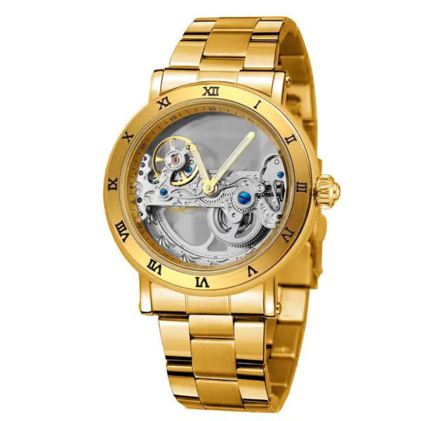 Fashion Double-sided Hollow Movement Automatic Mechanical Watch - Image 7