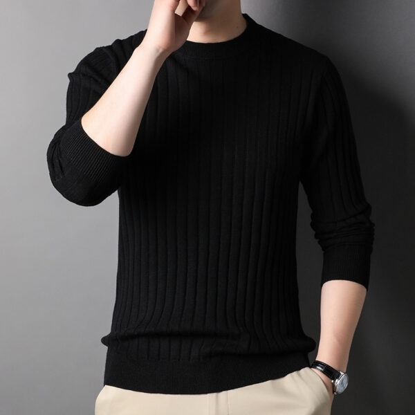 Men's Knitwear Leisure Round Neck Base - Image 2