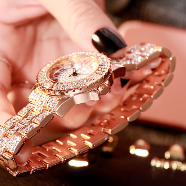 Women's Fashion Simple Rhinestone Alloy Quartz Watch - Image 5