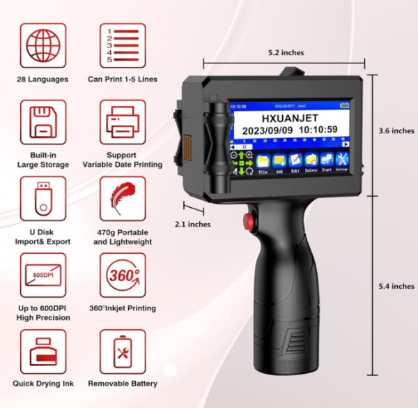 Digital Intelligent Automatic Handheld Code-spraying Machine - Image 3