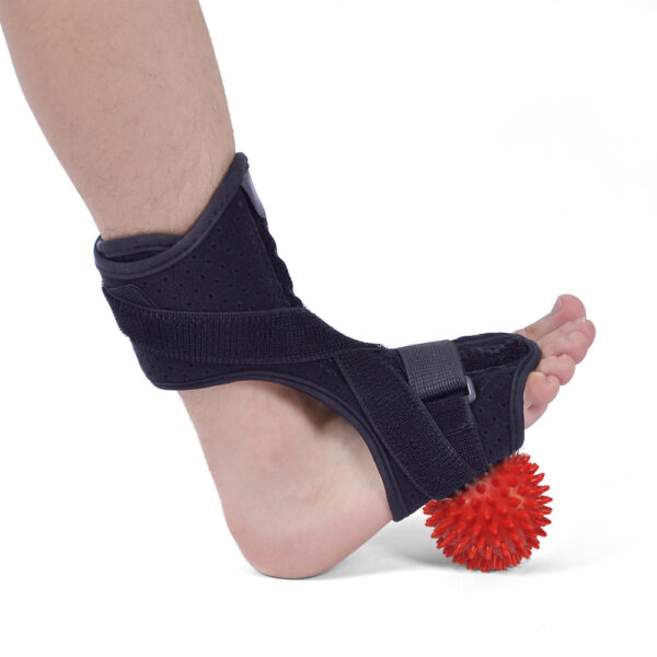 Sprained Footrest Memory Foam Aluminum Splint Footrest With PVC Ball