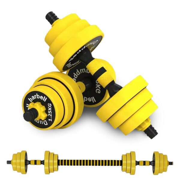 Adjustable Dumbbell Barbell Weight Pair, Free Weight, Multifunction, Home - Image 2