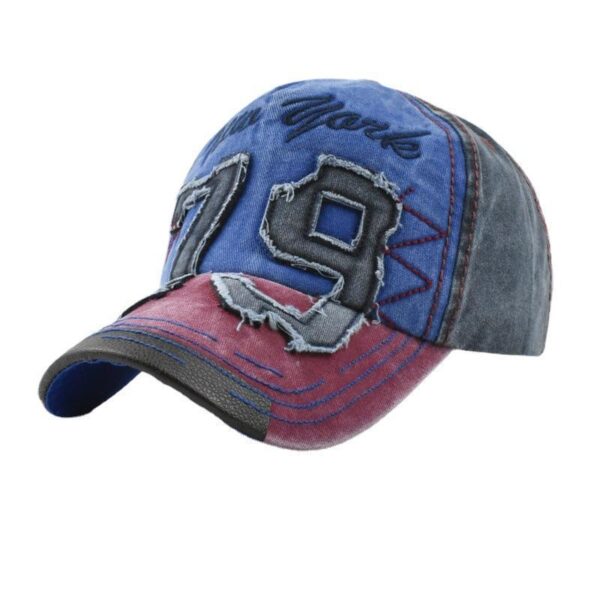 Men's Washed Letter Embroidery Baseball Cap - Image 4