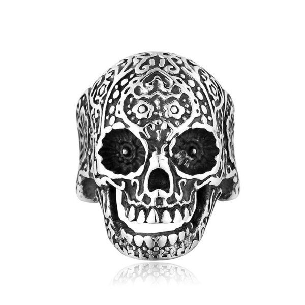 Jewelry Skull Head Ring Male Rock Gothic - Image 9