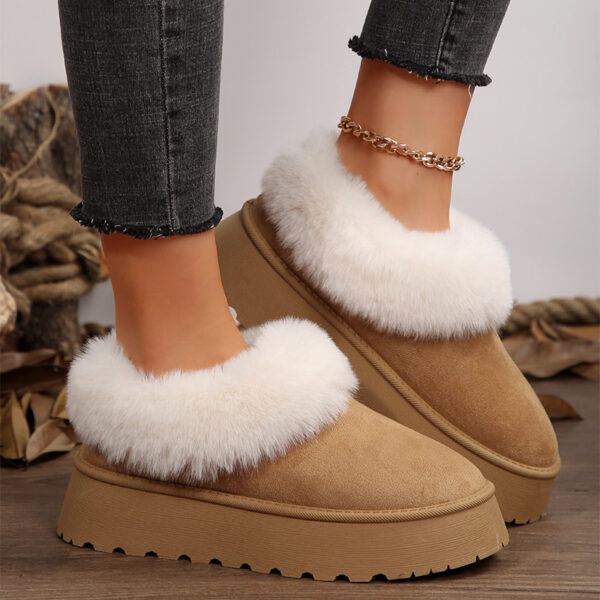 Women's Winter Indoor And Outdoor Home Cotton Boots - Image 3