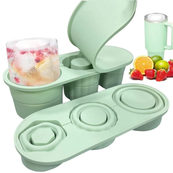 Foldable Storage Edible Silicon Ice Cube Mold