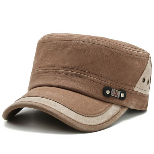 Casual Flat Hat Men's Youth Spring And Autumn Outdoor Casual Sun-proof Versatile Male Hat Short Brim - Image 4