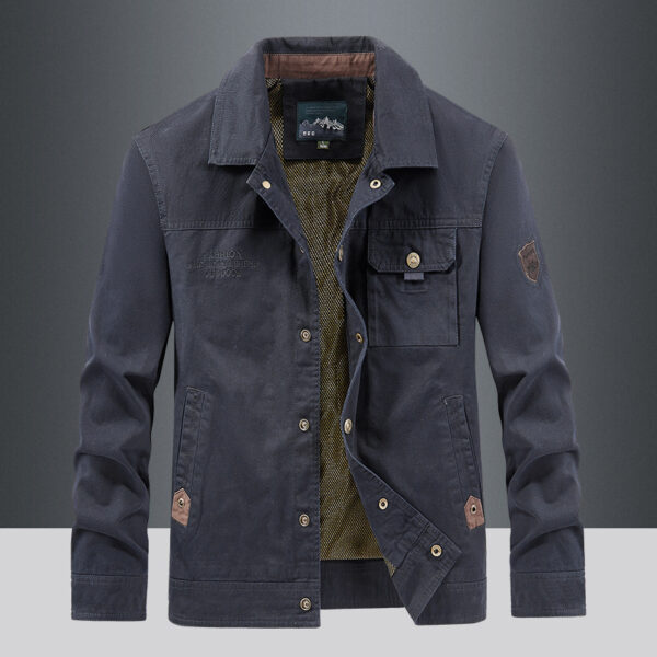 Men's Outdoor Jacket Short Coat With Multiple Pockets - Image 7