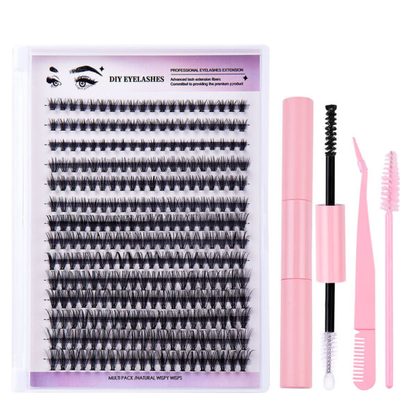 Segmented Natural Thick Individual False Eyelash False Eyelashes - Image 2