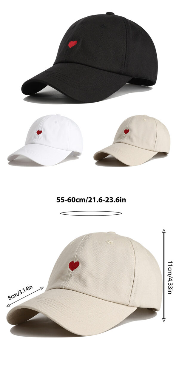 Sun Protection Love Baseball Cap For Women - Image 9