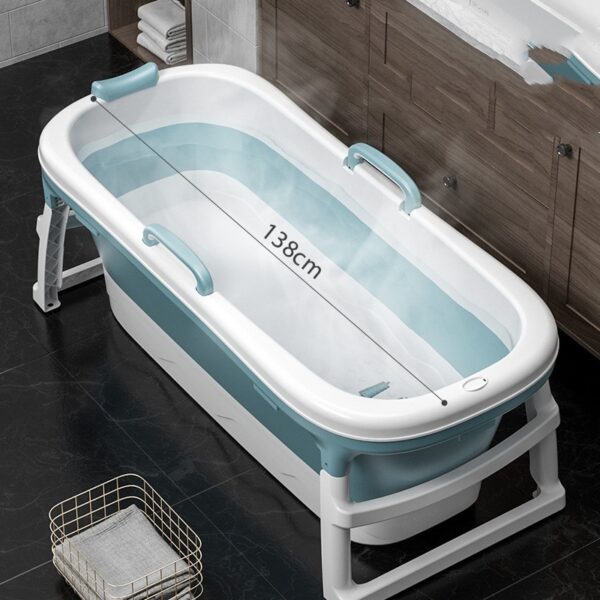 Folding Bath Tub Bath Household Bath Thickened Plastic - Image 6