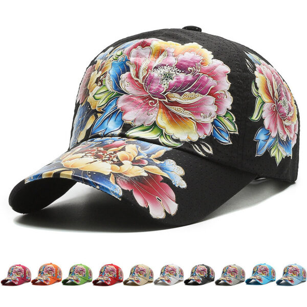 Hat Printing Men's And Women's Same Style Baseball Cap Sun Hat Peaked Cap