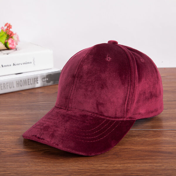 Hugh Hip Hop Hat Youth Outdoor Velvet Baseball Cap - Image 4