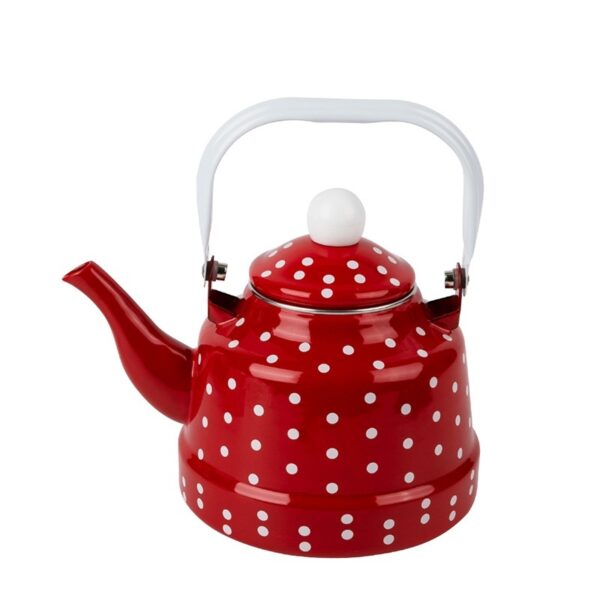 Enamel 5L Teapot Enamel Pot Enamel Pot Kettle For Induction Cooker - Image 8