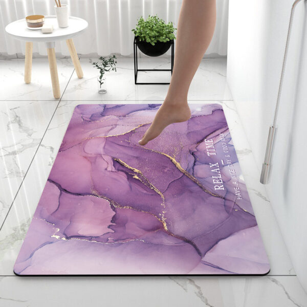 Home Gadget Anti-Slip Mat Super Absorbent Bathroom Floor Mat Diatom Mud Suitable For Kitchen Toilet - Image 9