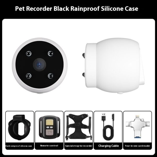 Pets Recorder Pet Tracker Collar Dogs And Cats Viewing Angle Motion Recording Camera Action Camera With Video Records Cat Collars Camera Sport Pet Products - Image 8