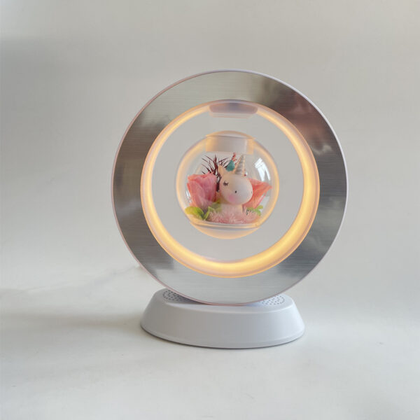 Valentines Day Gift Heart Floating Table LED Night Light Magnetic Levitation Creatives Lamp Desk Lamp Home Decor - Image 3