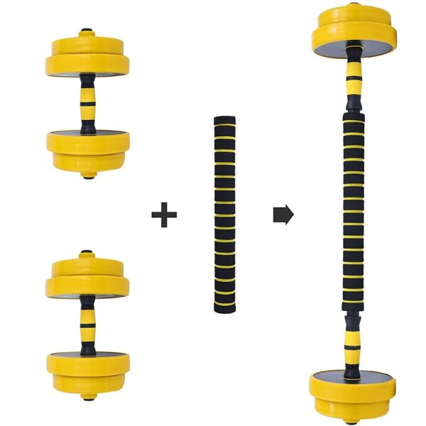 Adjustable Dumbbell Barbell Weight Pair, Free Weight, Multifunction, Home - Image 9