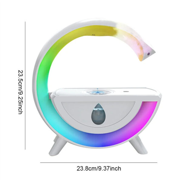 RGB Night Light Water Droplet Sprayer Anti-Gravity Air Humidifier 350ml Creative Home Office Mist Maker Diffuser Christmas Gift - Image 5