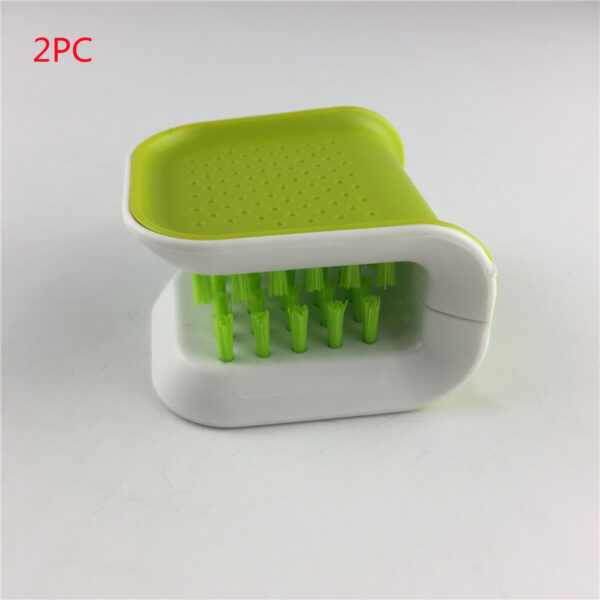 U-Shaped Knife And Cutlery Cleaner Brush Home Kitchen Cleaning Brushes Bristle Scrub Kitchen Washing - Image 6