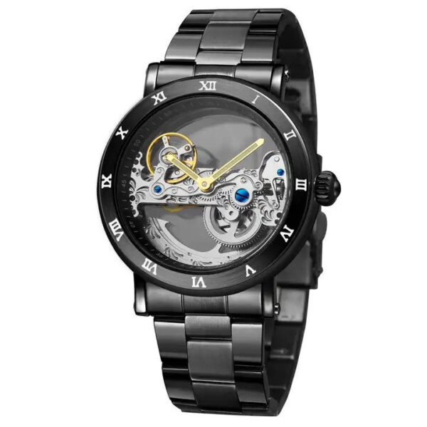 Fashion Double-sided Hollow Movement Automatic Mechanical Watch - Image 6