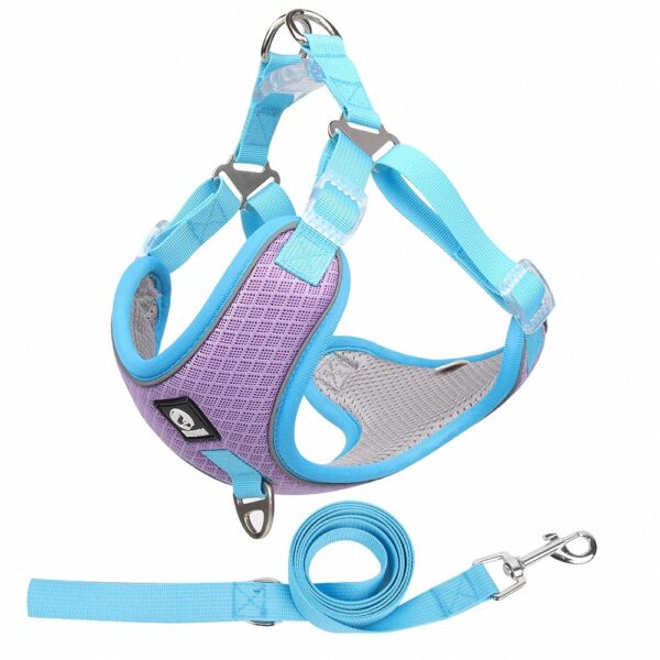 Pet Dog Harness Puppy Adjustable Breathable Mesh Reflective Saddle For Small Medium Dogs Cats Pet Supplies - Image 2