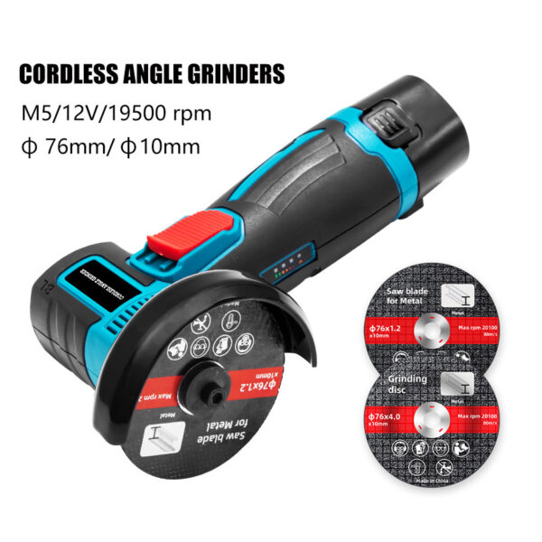 Brushless Rechargeable Mini Lithium-ion Angle Grinder - Image 5