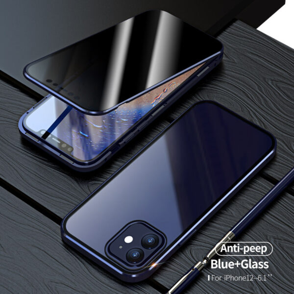 Magnetic Privacy Glass Case Anti-Spy 360 Protective - Image 2