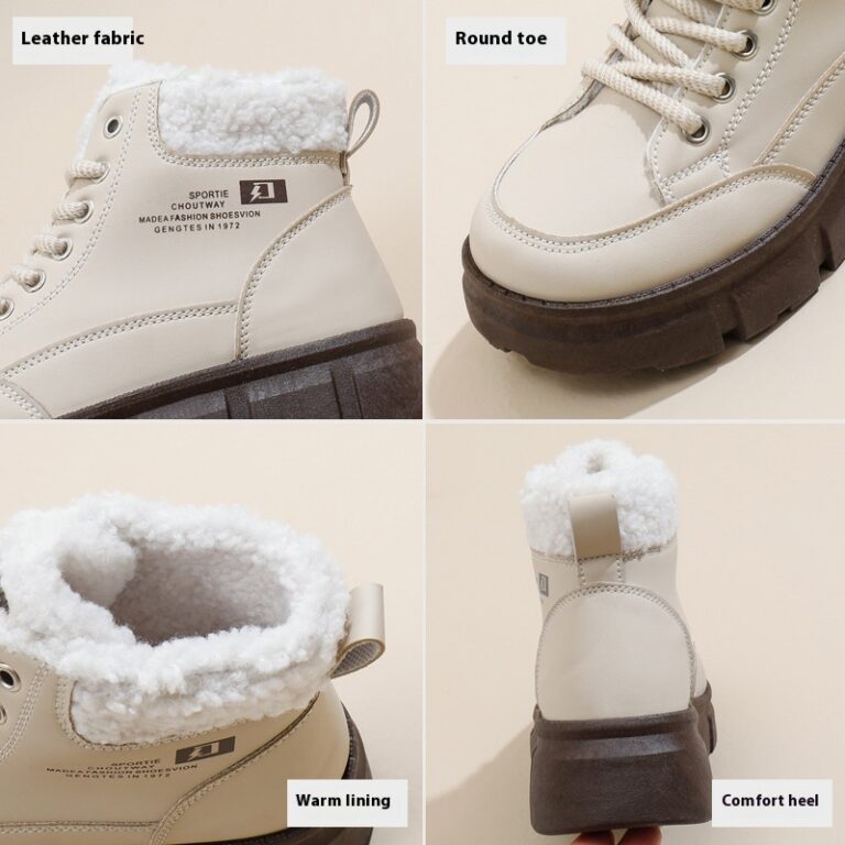 Female Student Height Increasing Exercise Leisure Snow Boots - Image 6