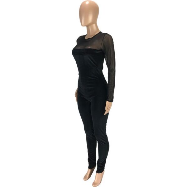 Ladies Jumpsuit Long Sleeve Designer Sexy Elegant Fashion Slim Fit Pullover Comfortable - Image 4