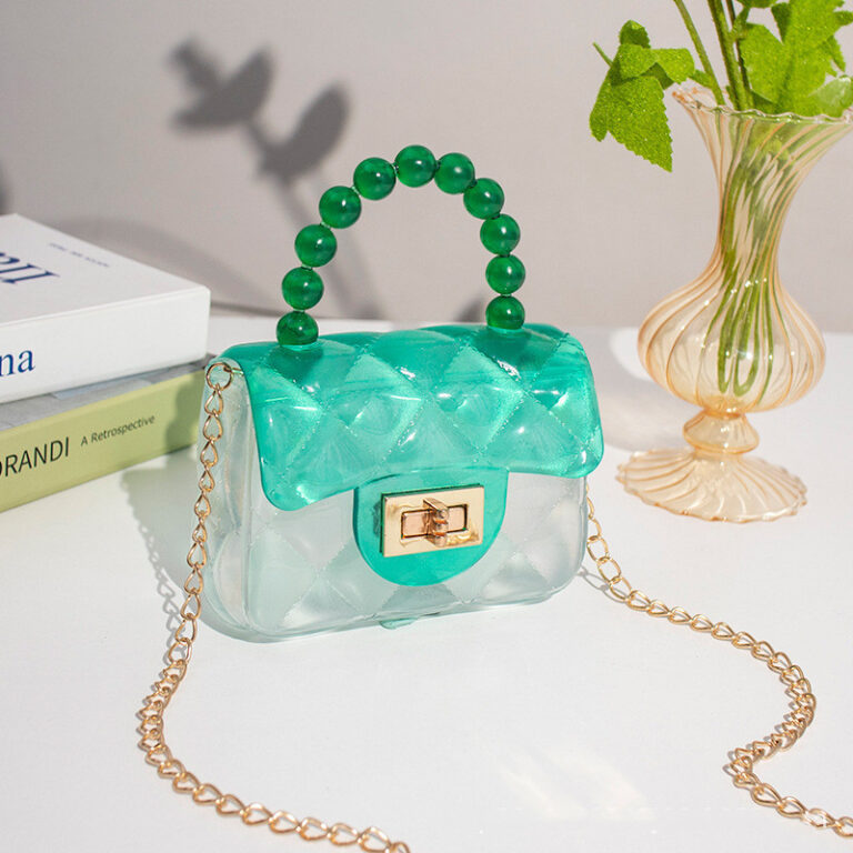 Pearl Handheld Transparent Jelly Bag - Image 3