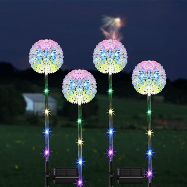 Solar Garden Simulation Dandelion Onion Ball Ground Lamp - Image 5