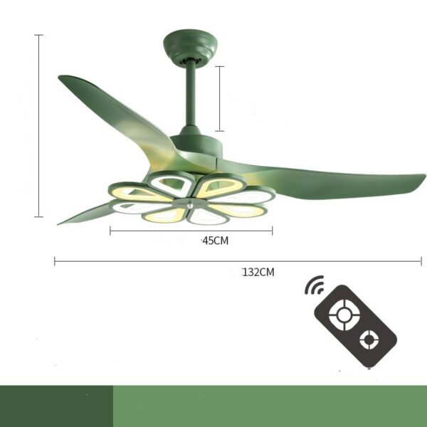 Nordic Modern Simple Frequency Conversion Ceiling Fan Light - Image 4