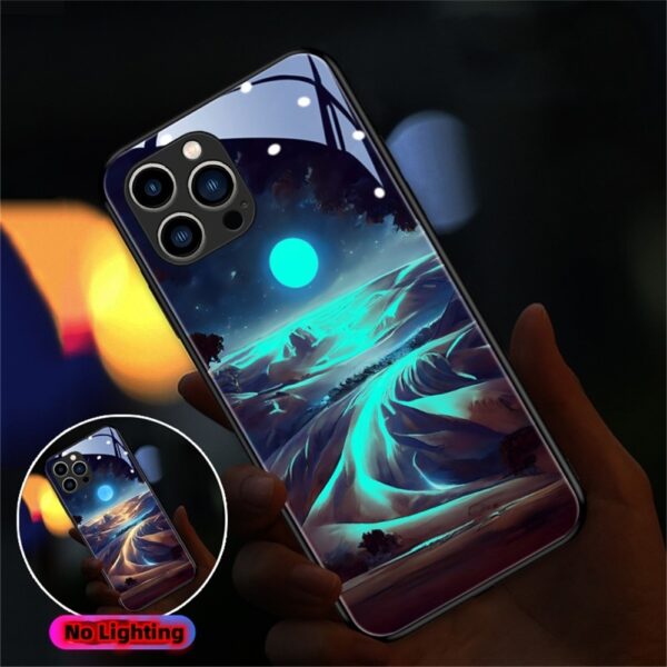 Applicable To S23ultra Phone Case Incoming Light Beach Starry Sky - Image 9