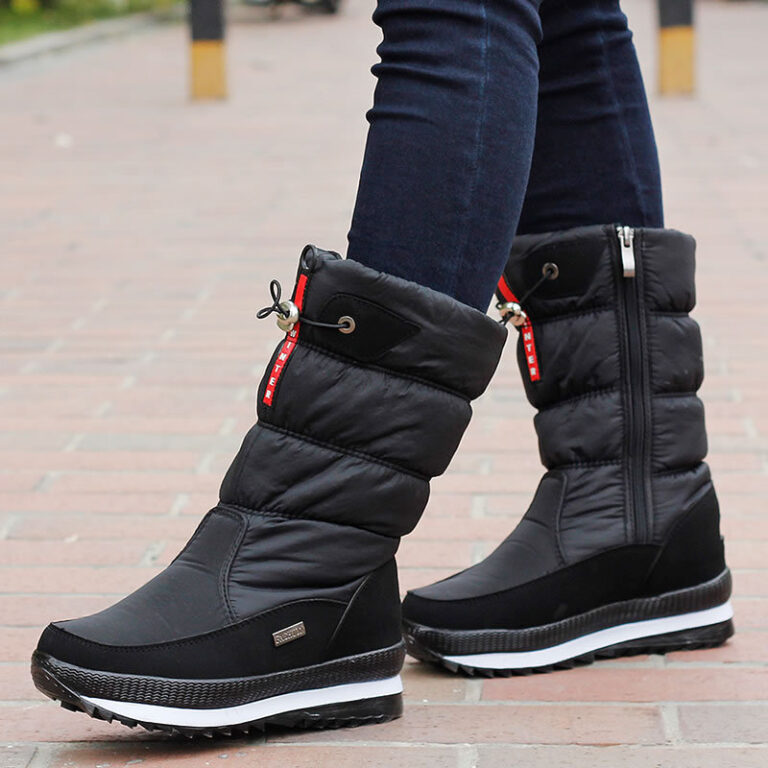 New winter antiskid warm and thickened snow boots - Image 7