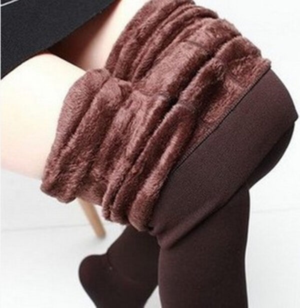 Fleece Leggings Winter Warm Thick High Stretch Plus Velvet Skinny Fitness Woman Pants Suitable Weight 45-75kg - Image 10