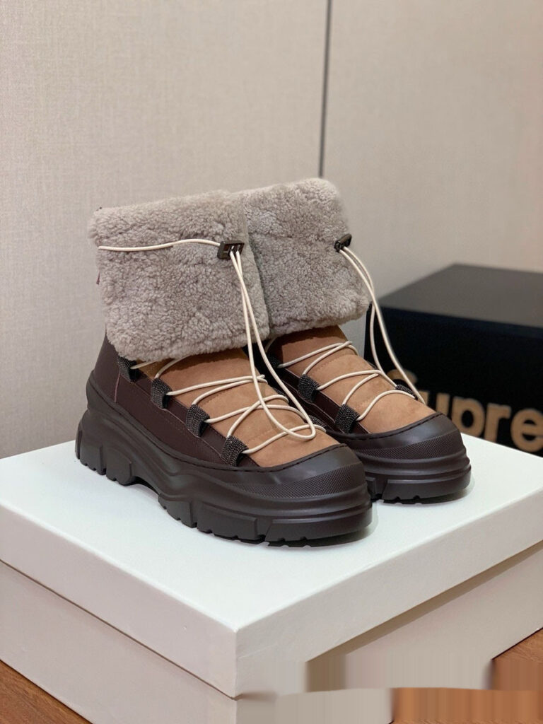 European And American Winter Fur Ankle Boots For Women - Image 2