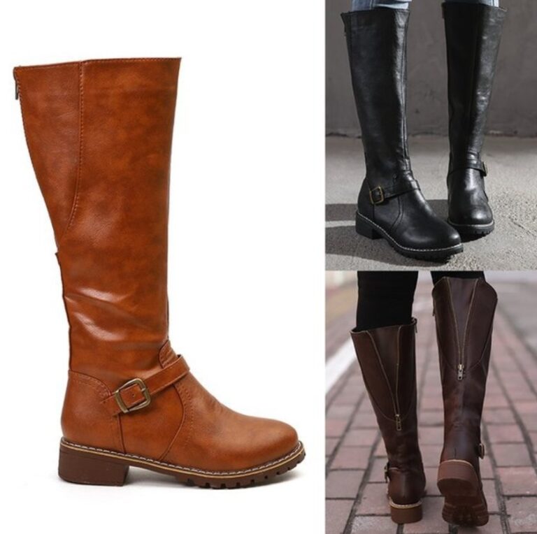 European and American women's knight boots - Image 8