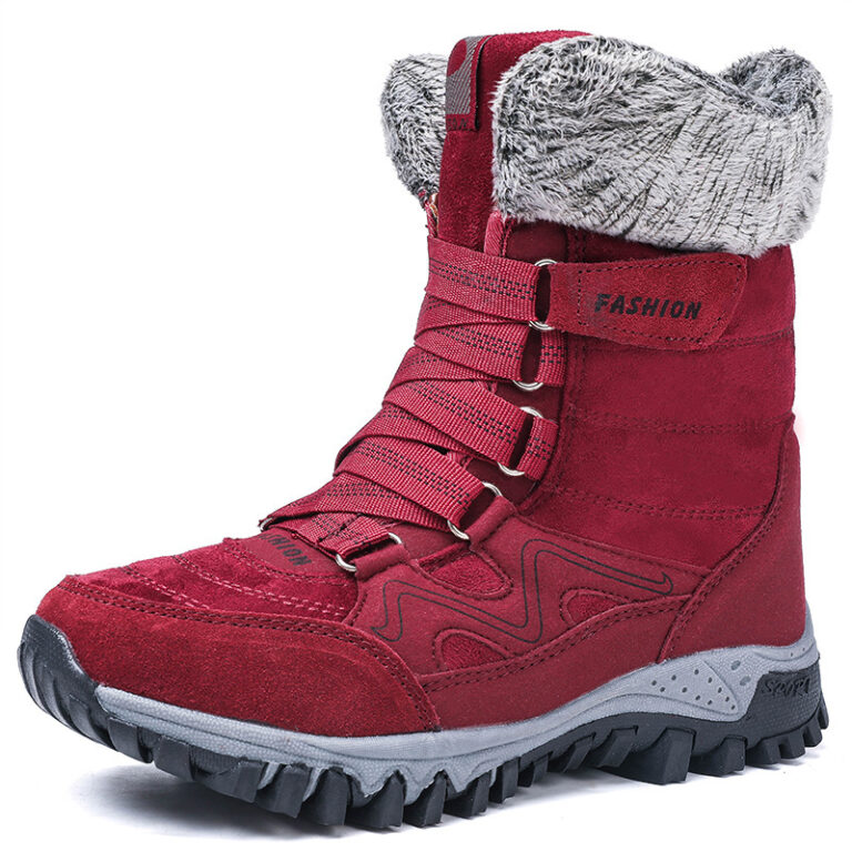 Snow boots high-top plus velvet padded non-slip cotton boots - Image 2