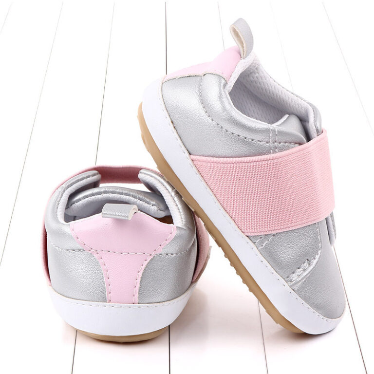 Baby sneakers with rubber soles for baby toddlers - Image 3