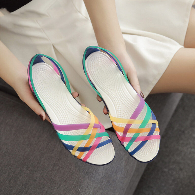 Flat jelly sandals - Image 4